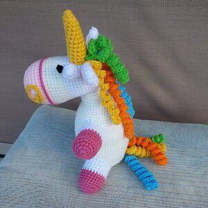new handmade crochet UNICORN